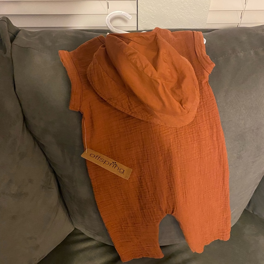 Tan one piece 6 month piece